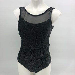 Vintage Cazimi Black Open Back Swim One piece 12